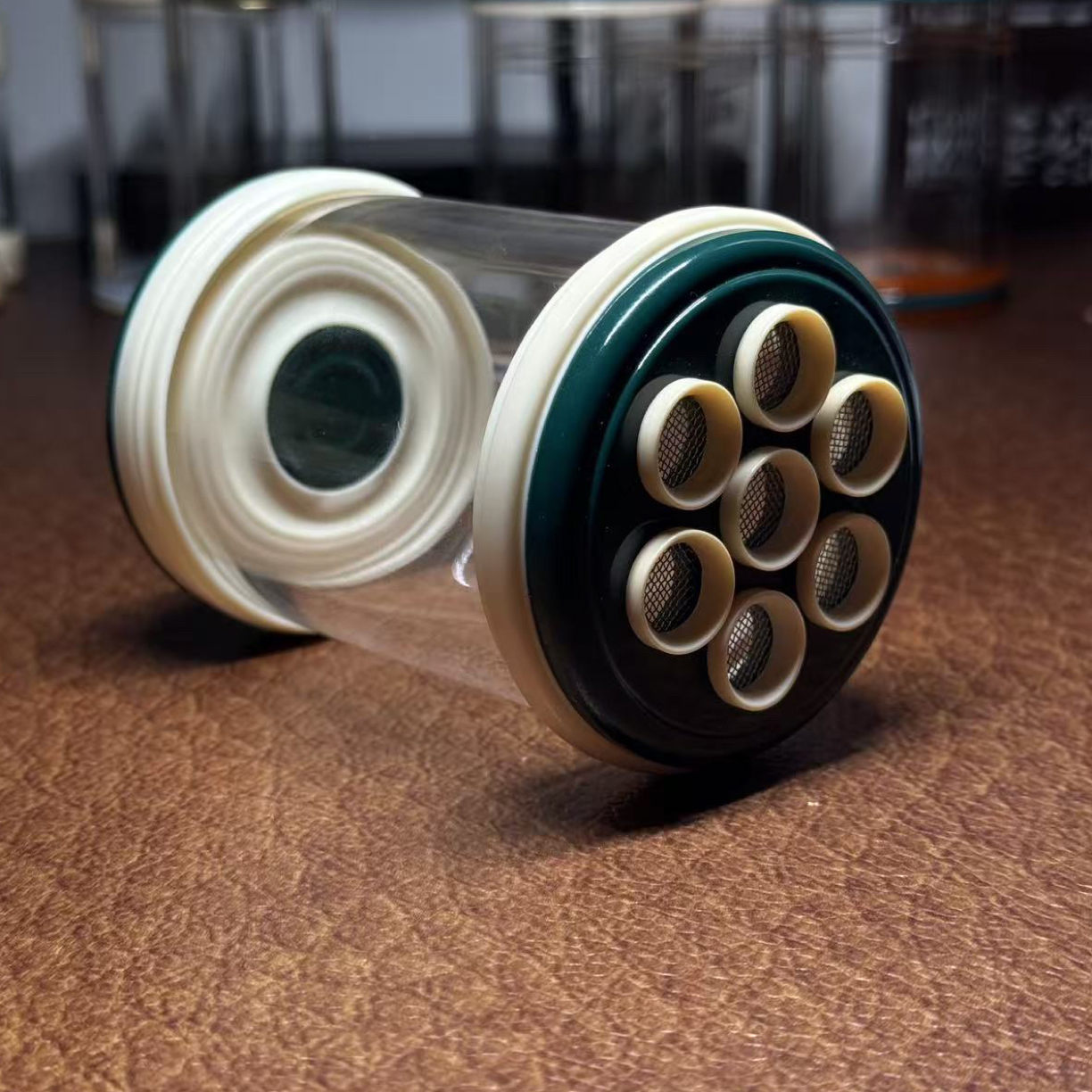 65口径老藏绿密胺拼接蝈蝈叫罐