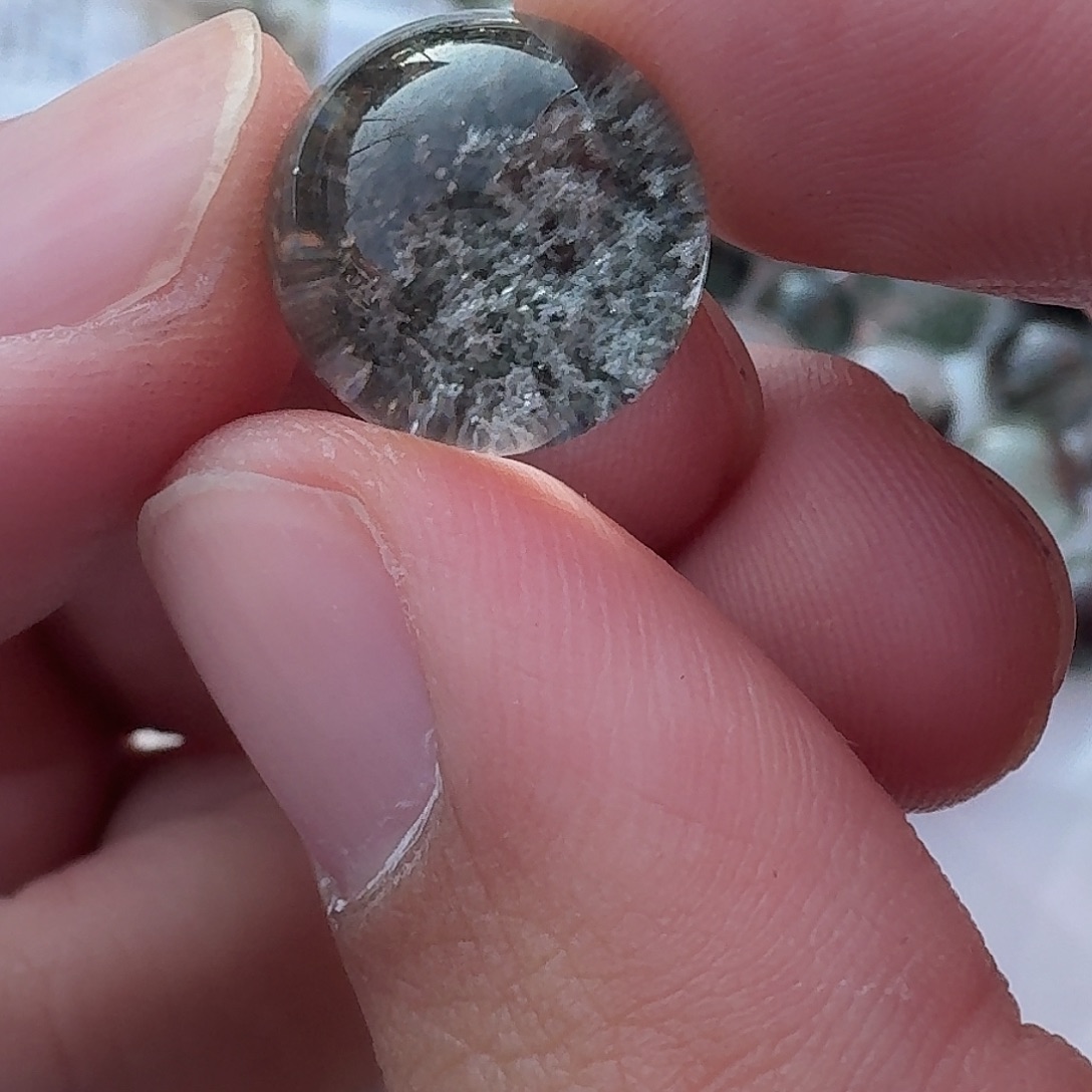 镜****水晶手链未镶嵌绿幽灵珠