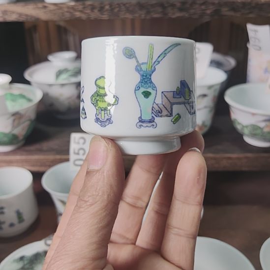 戴玉衡手绘陶瓷杯子