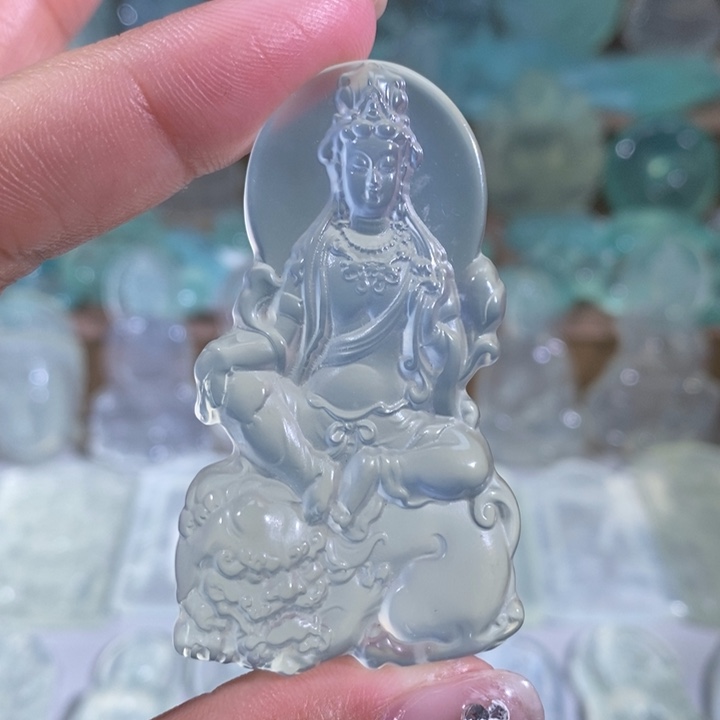 岫玉颈饰未镶嵌吊坠