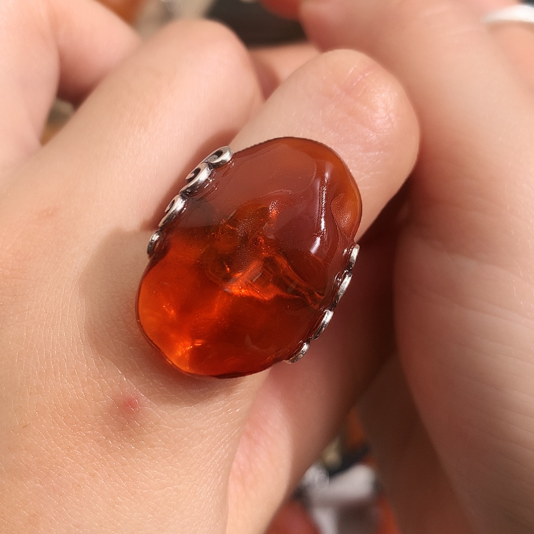 蜜蜡裸石未镶嵌@*我