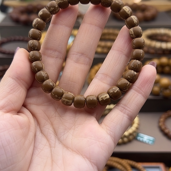 紫金鼠手串实心老行8花鼠