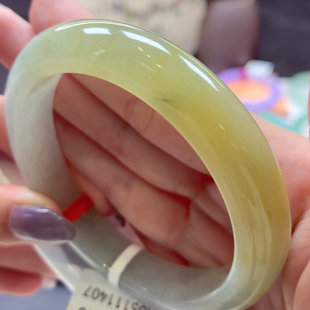 翡翠手镯未镶嵌正圈33（7号）