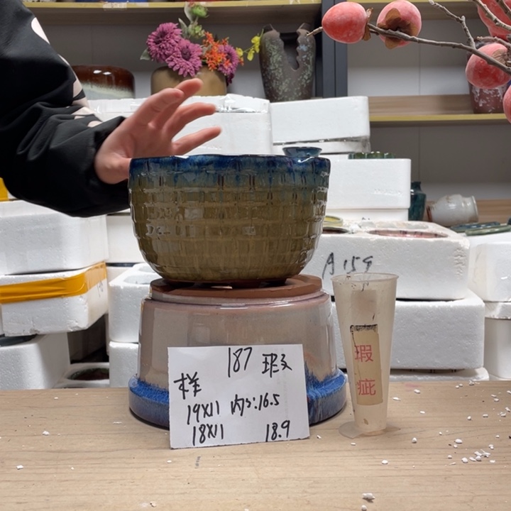 粗陶多肉花盆微瑕187