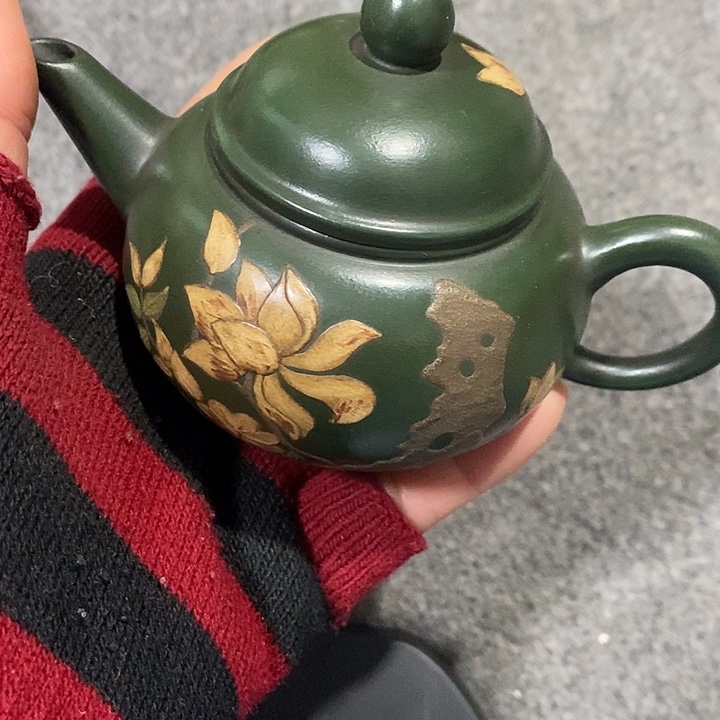 老***经茶壶紫砂陶瓷摆件爱好者摆件