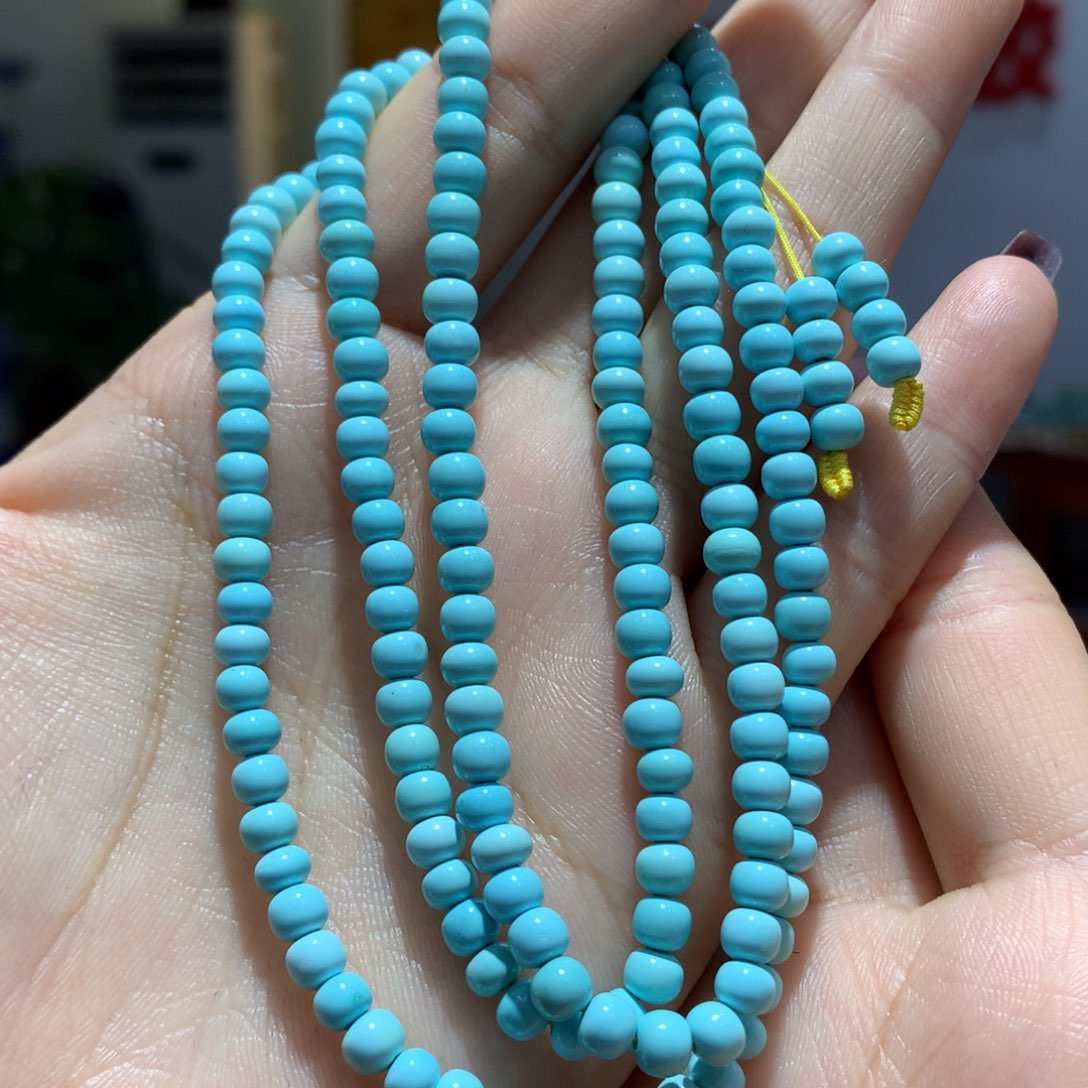 未镶嵌绿松石长链