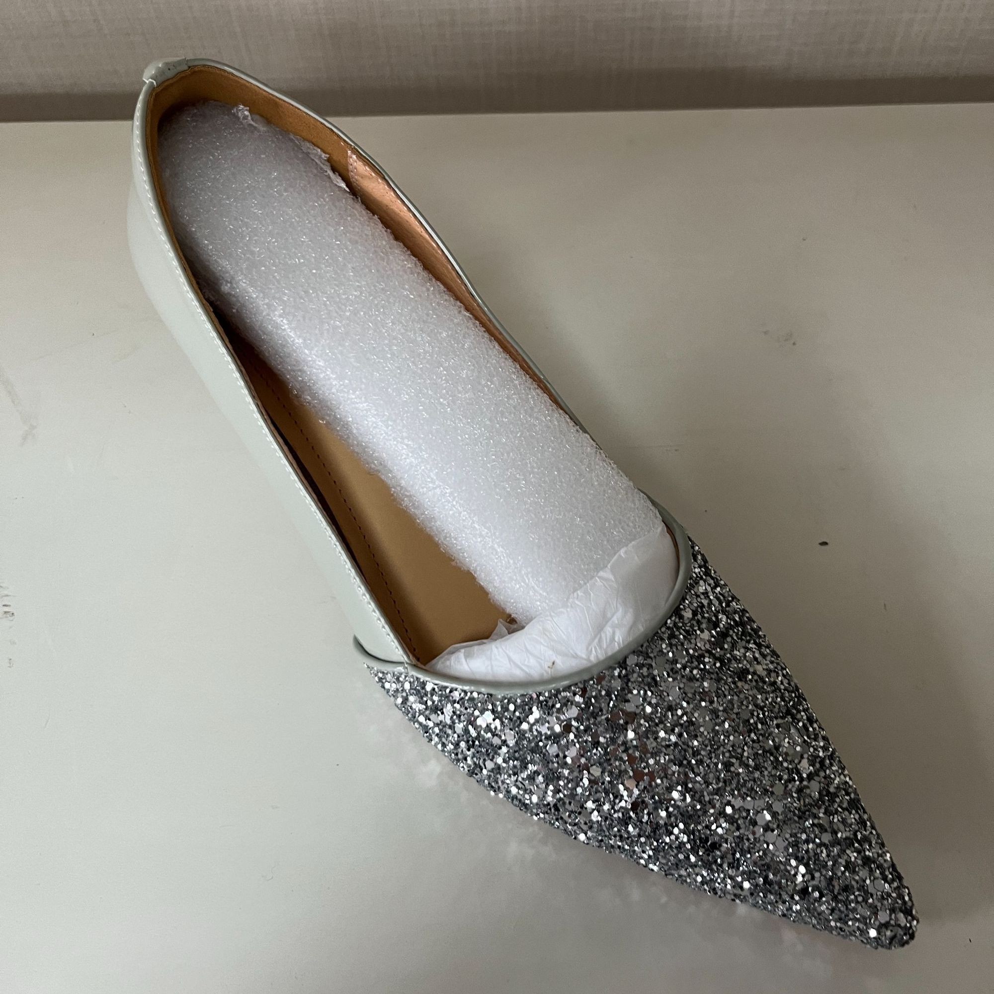 9170灰色气质名媛高跟鞋