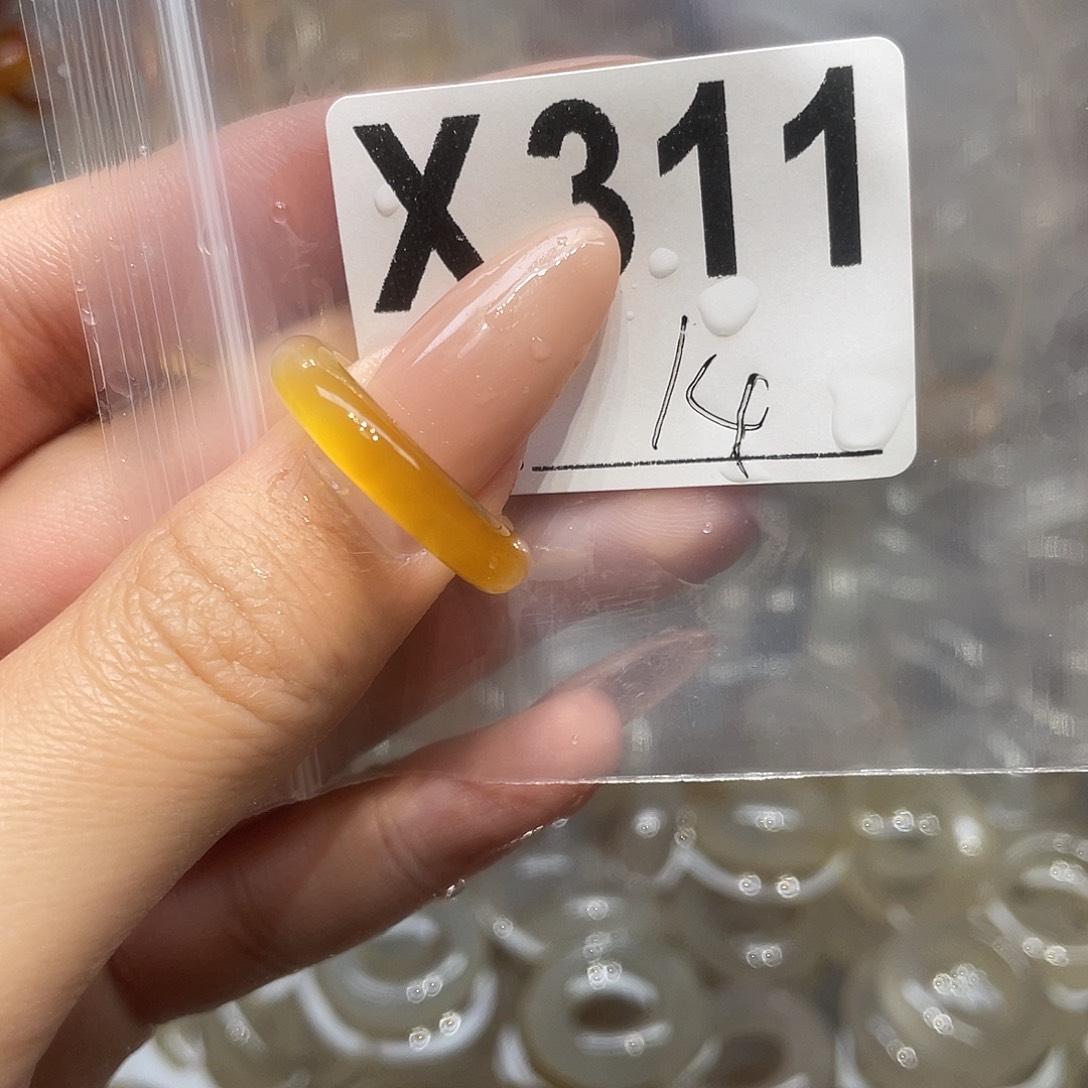 玛瑙/玉髓合金戒指 311