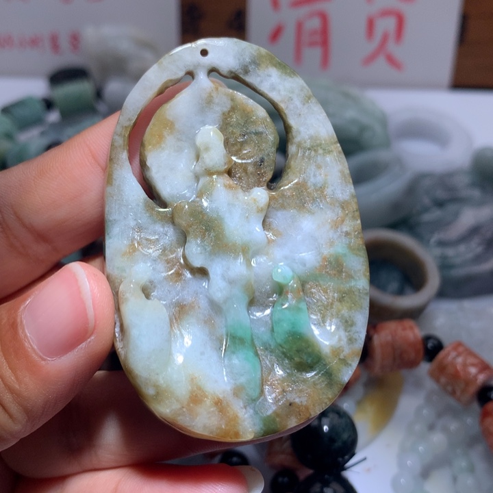 颈饰未镶嵌翡翠保真天然A货翡翠