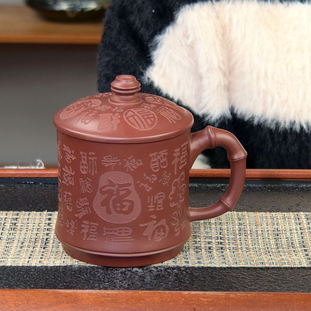 【闪购商品】绿泥茶杯高货放漏