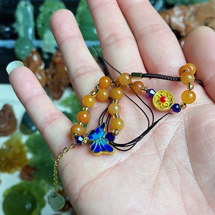 未镶嵌蛇纹石玉颈饰可**?