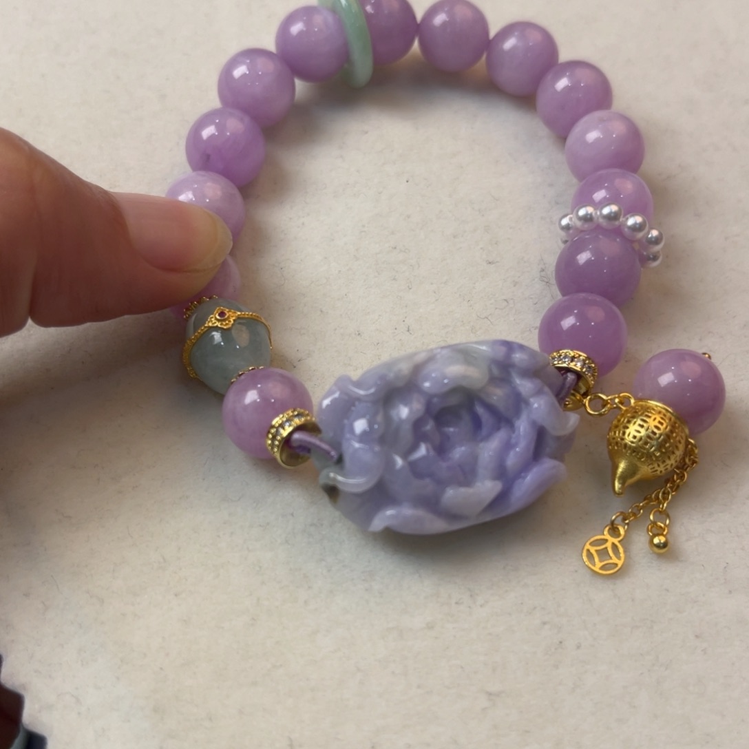 翡翠手链未镶嵌手串