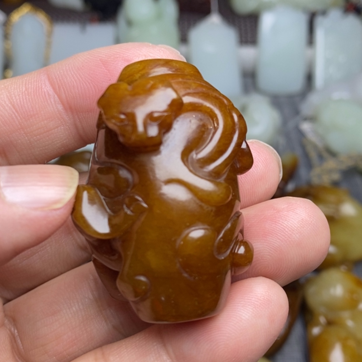 【闪购商品】和田玉（糖玉）颈饰未镶嵌