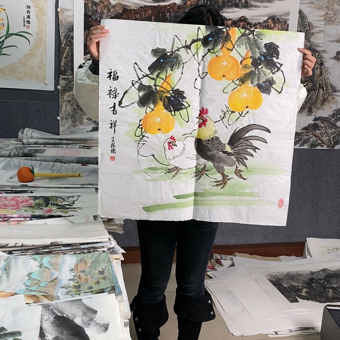 国画手写手绘国画作品7