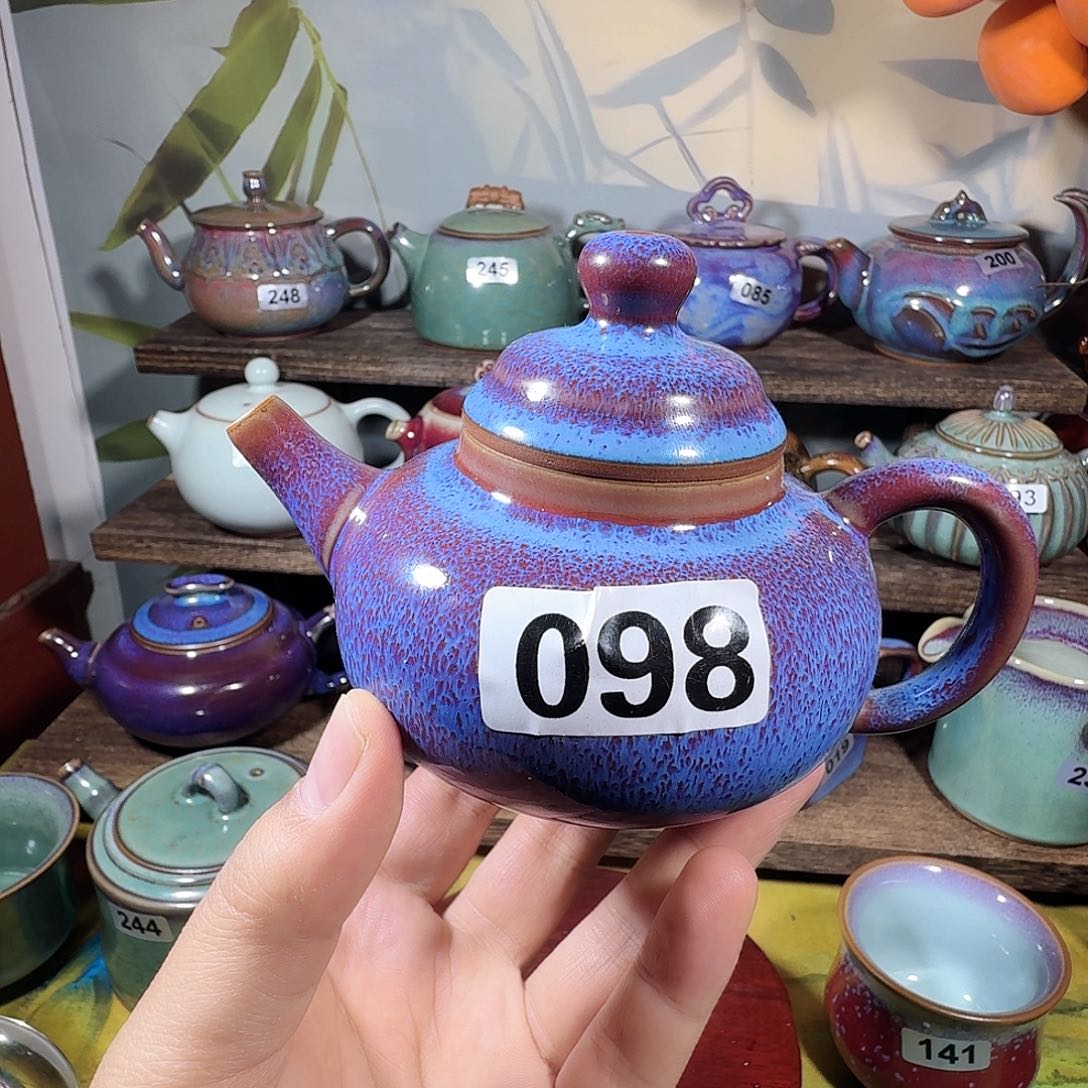 钧瓷，茶具茶壶茶壶
