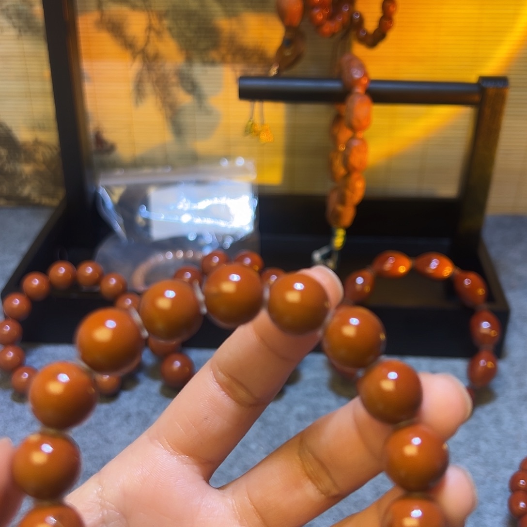 阿***皓橄榄核手串/手链1.2+正圆