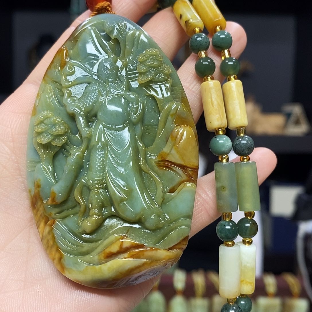 岫玉挂件吊坠未镶嵌