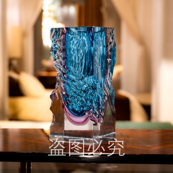 安桔美术馆【时间的边缘】YB00607餐桌茶桌边角几景台琉璃花器摆件