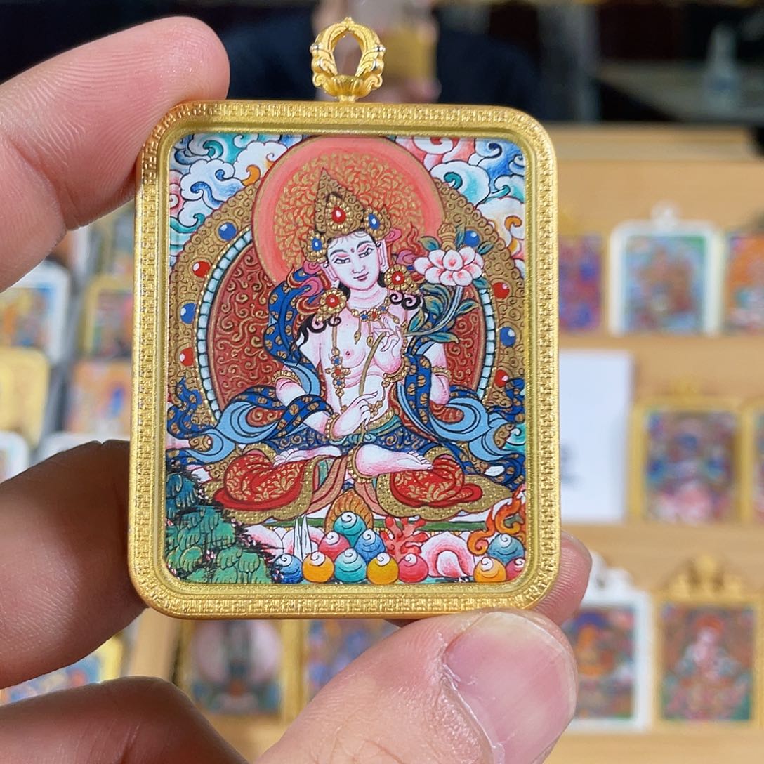 吊坠拉毛老师作品—大势至