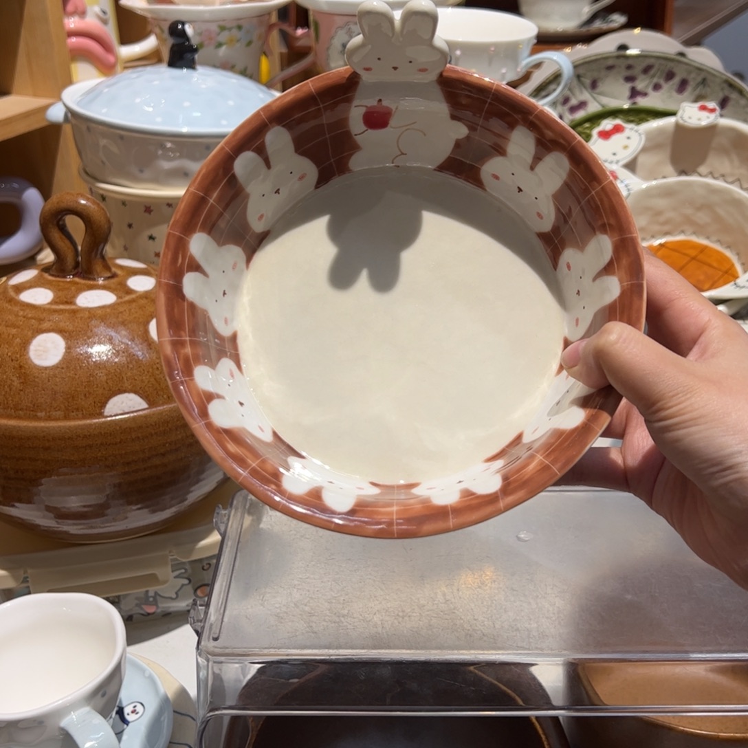 可爱立体小兔子碗