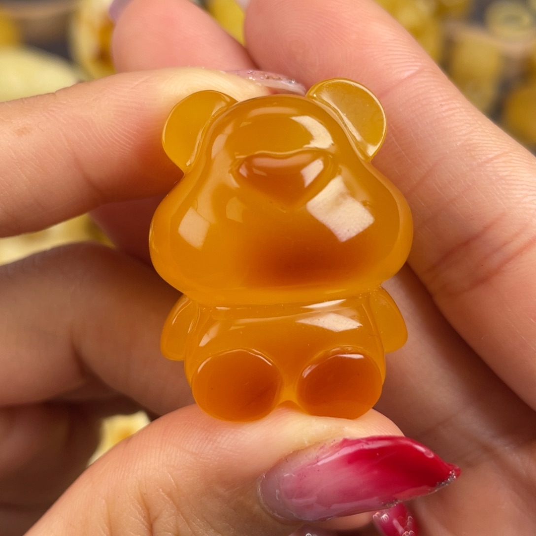 琥珀裸石未镶嵌蜜蜡