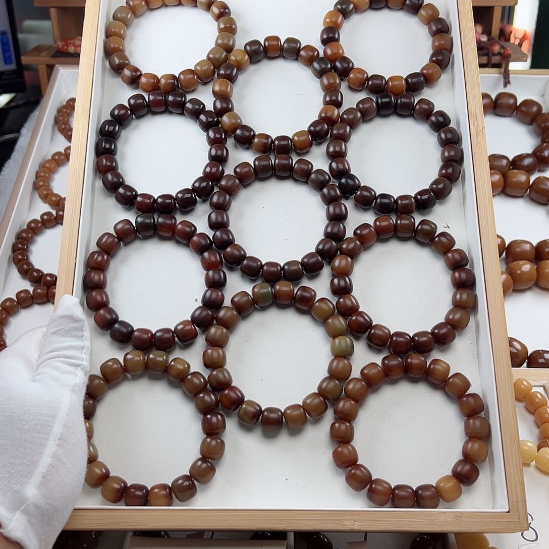 菩提根/象牙果手串卡13干磨高油【拍完选款】S8