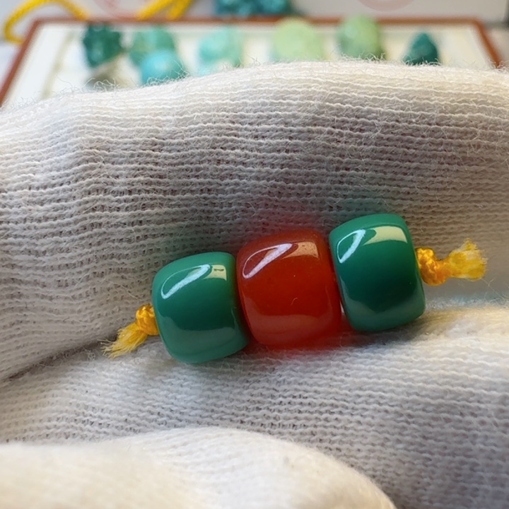 绿松石珠宝奇石未镶嵌雨*