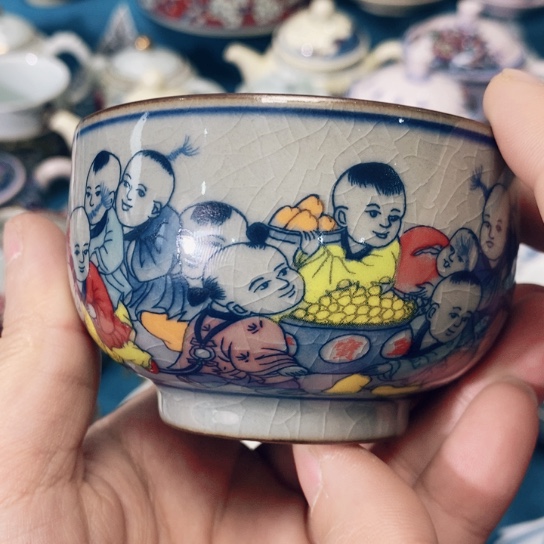 【闪购商品】景德镇陶瓷主人杯123444