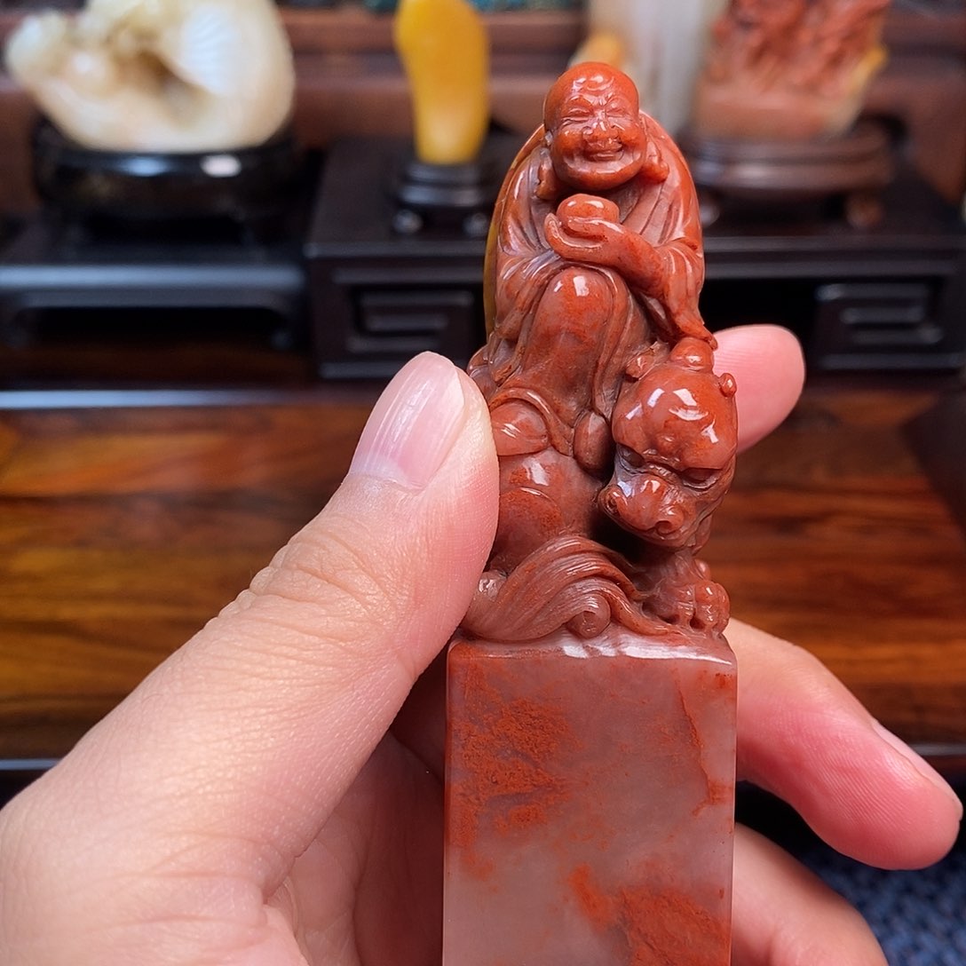 独**江寿山石收藏作品石
