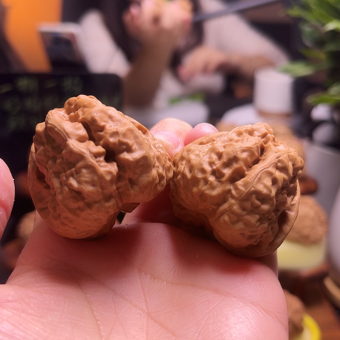 A****文玩核桃把件39尺高尖三角蛙7