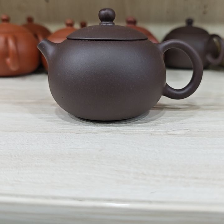 紫砂茶壶紫泥内推西施180cc