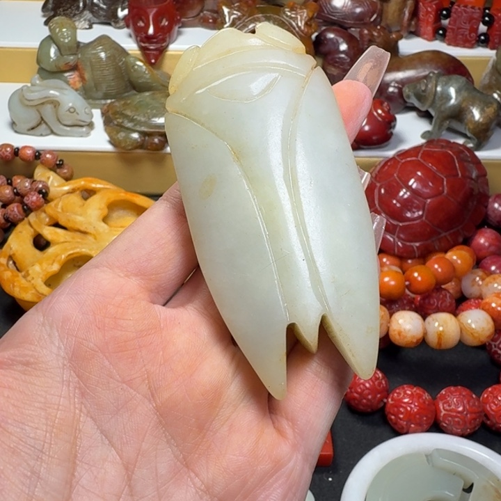 白玉菩提吊坠挂件