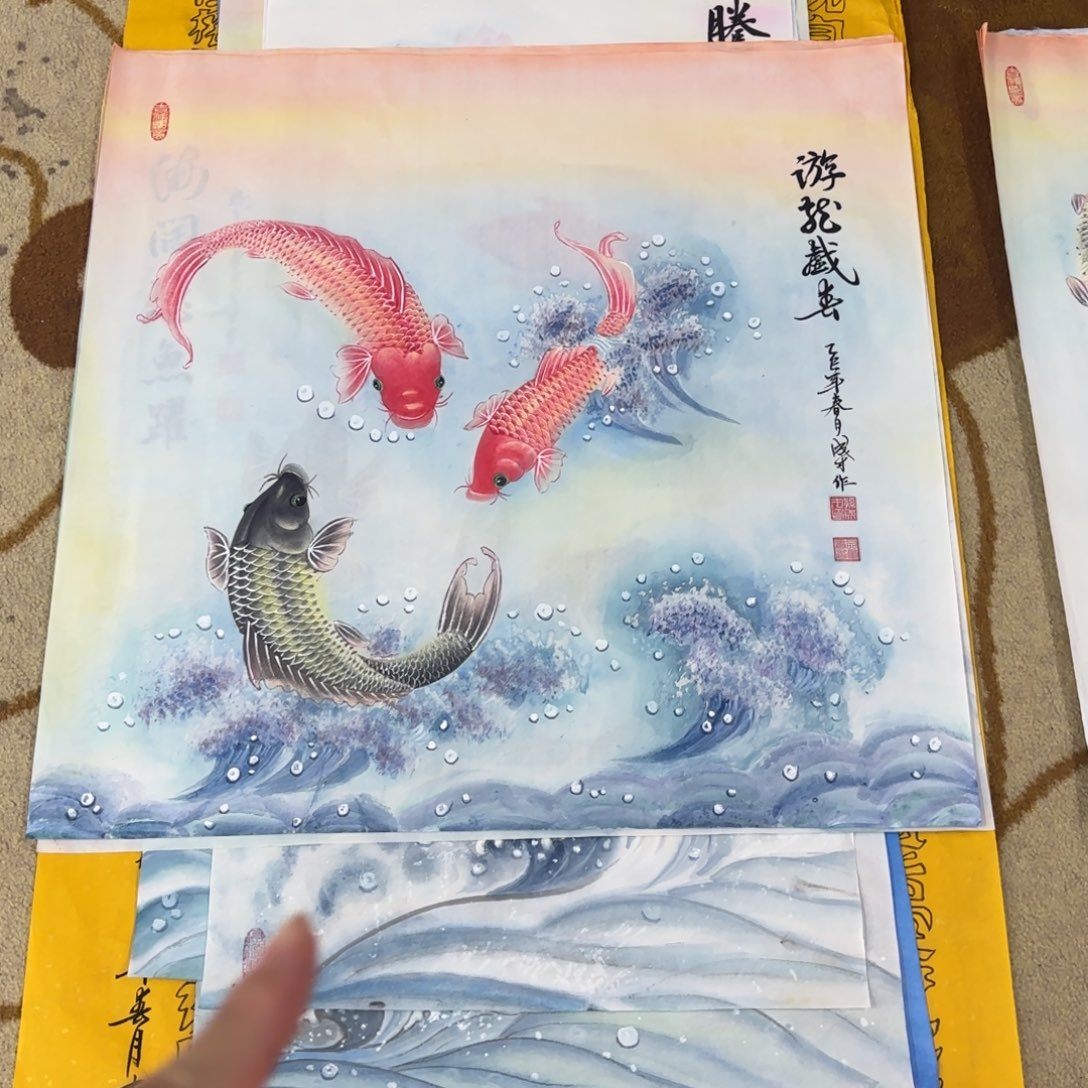 国画孙成才四尺斗方作品艺