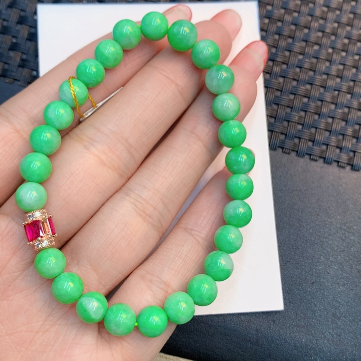 颈饰未镶嵌翡翠天然翡翠