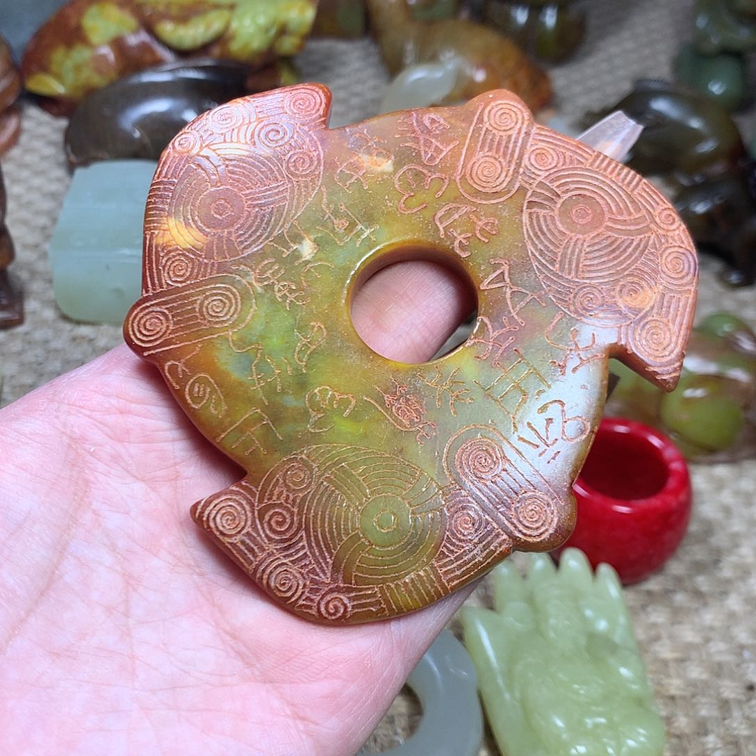 白玉菩提吊坠挂件