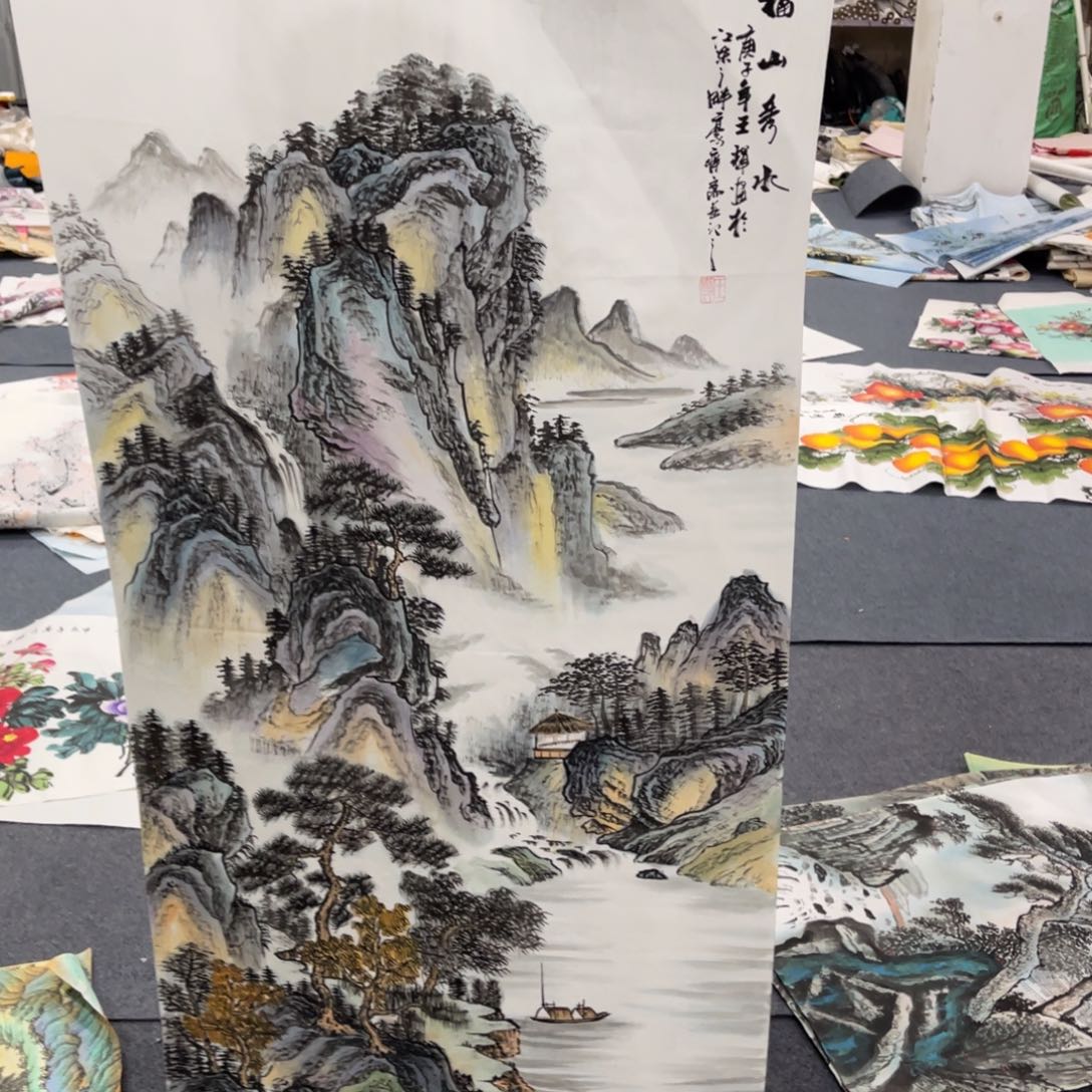 国画处理作品看好再拍哦