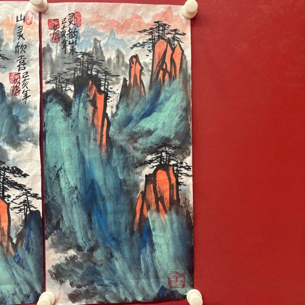 装饰画山水画作品