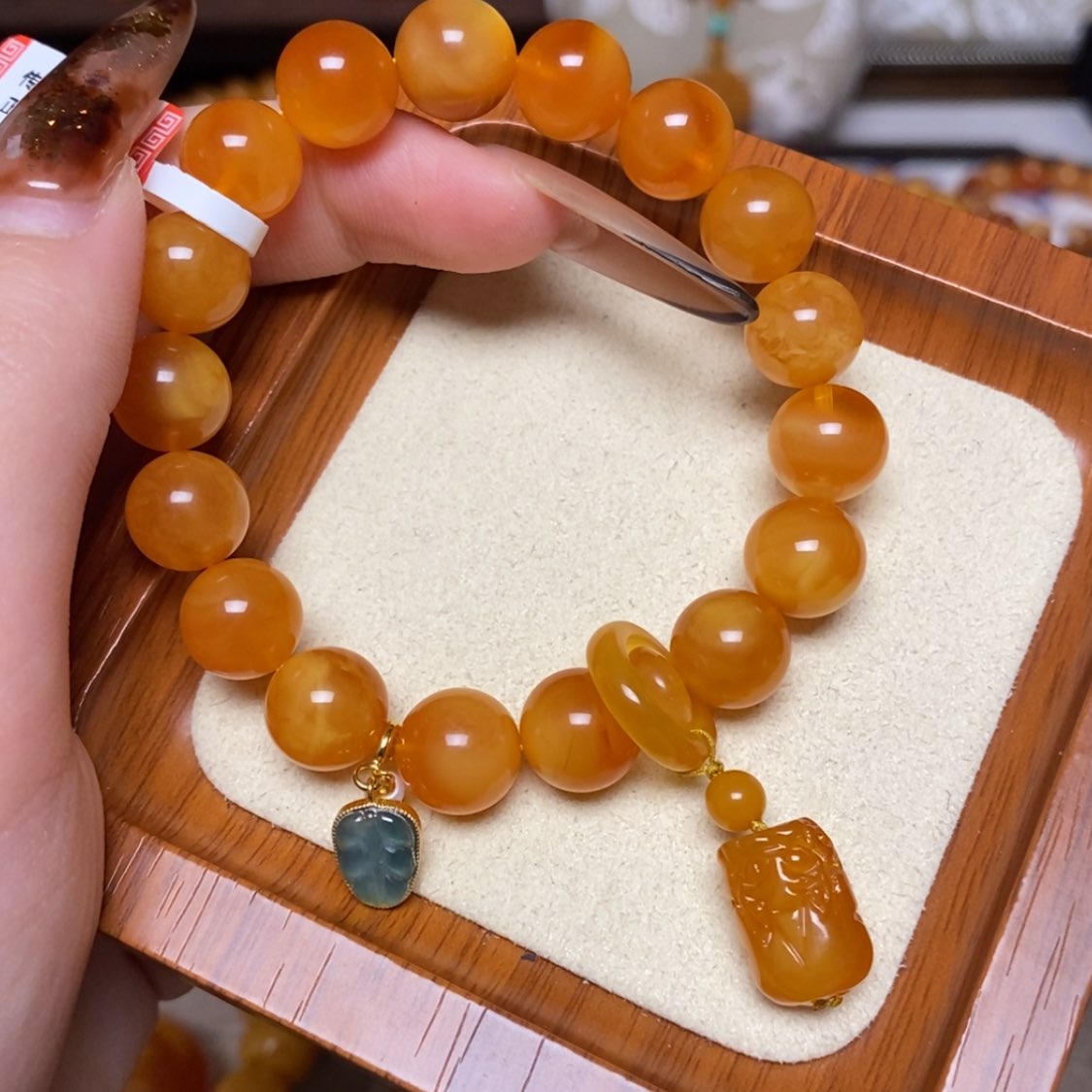 【闪购商品】手链蜜蜡未镶嵌手串