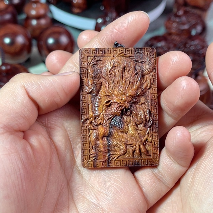 黄花梨/降香黄檀吊坠牌子