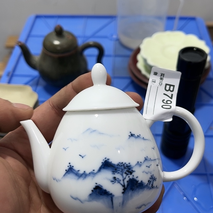 茶具默认微瑕瓷器、茶具、壶、摆件，介意勿拍 