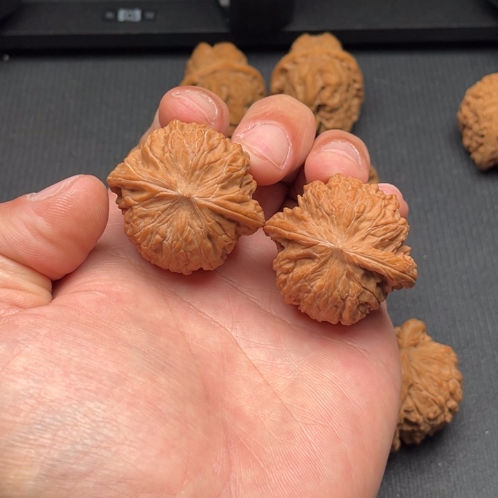 文玩核桃把件磨盘40