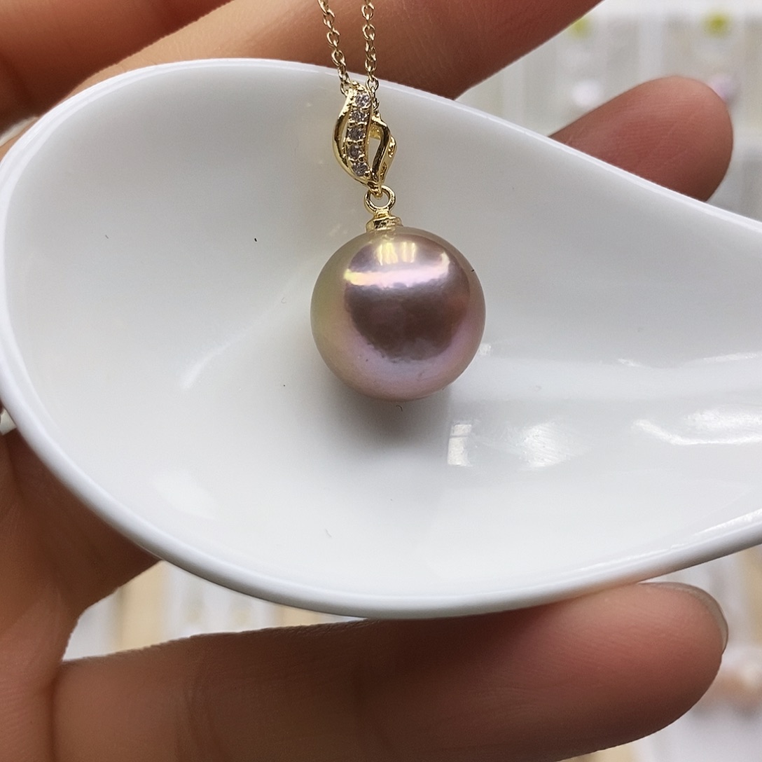 淡水珍珠颈饰合金