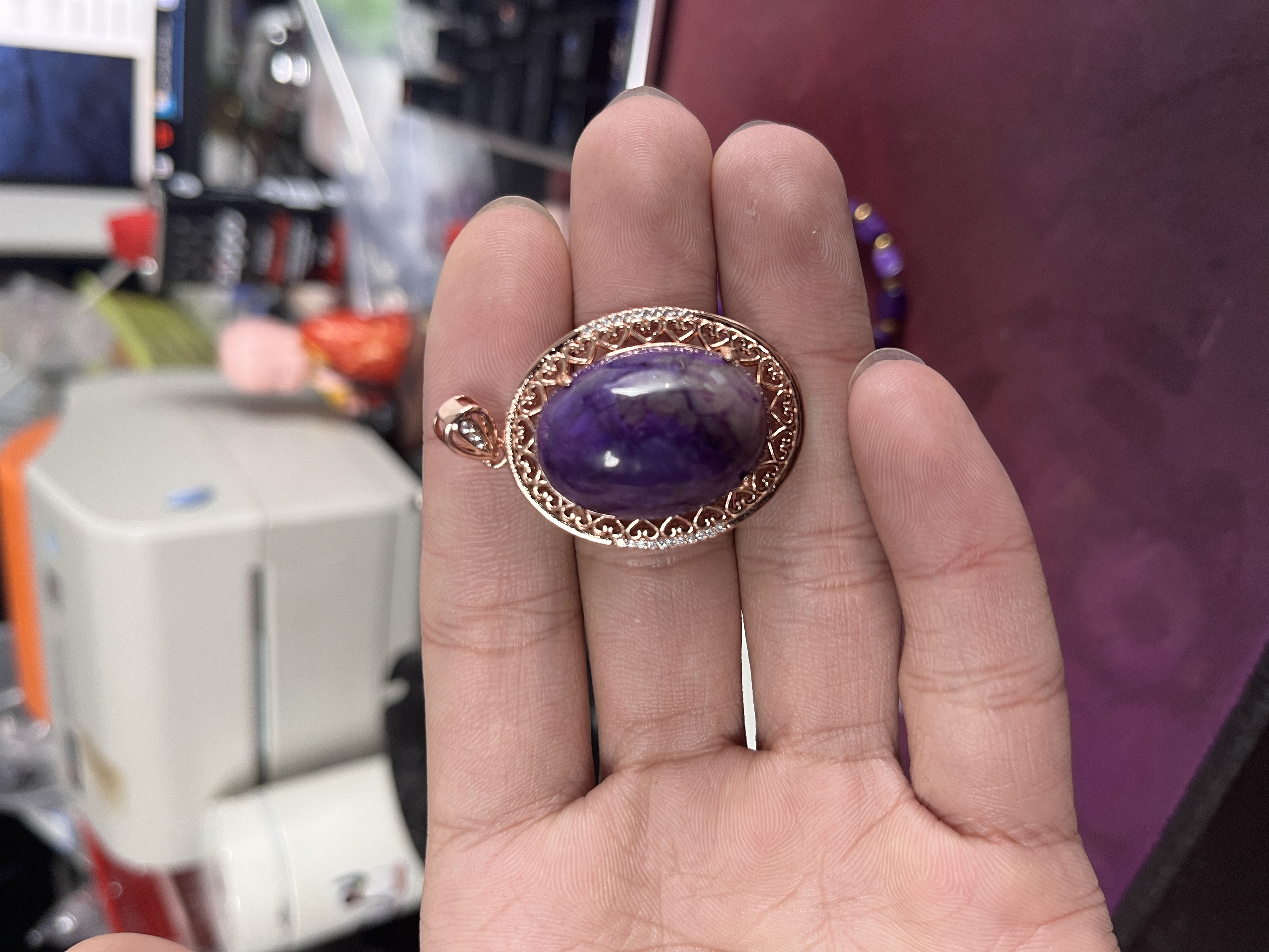 深坑S级鸽子蛋吊坠时尚百搭女款-711ZS38