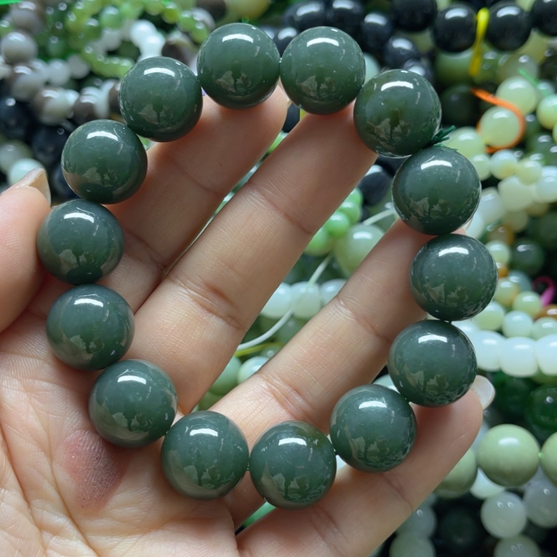 和田玉手链未镶嵌