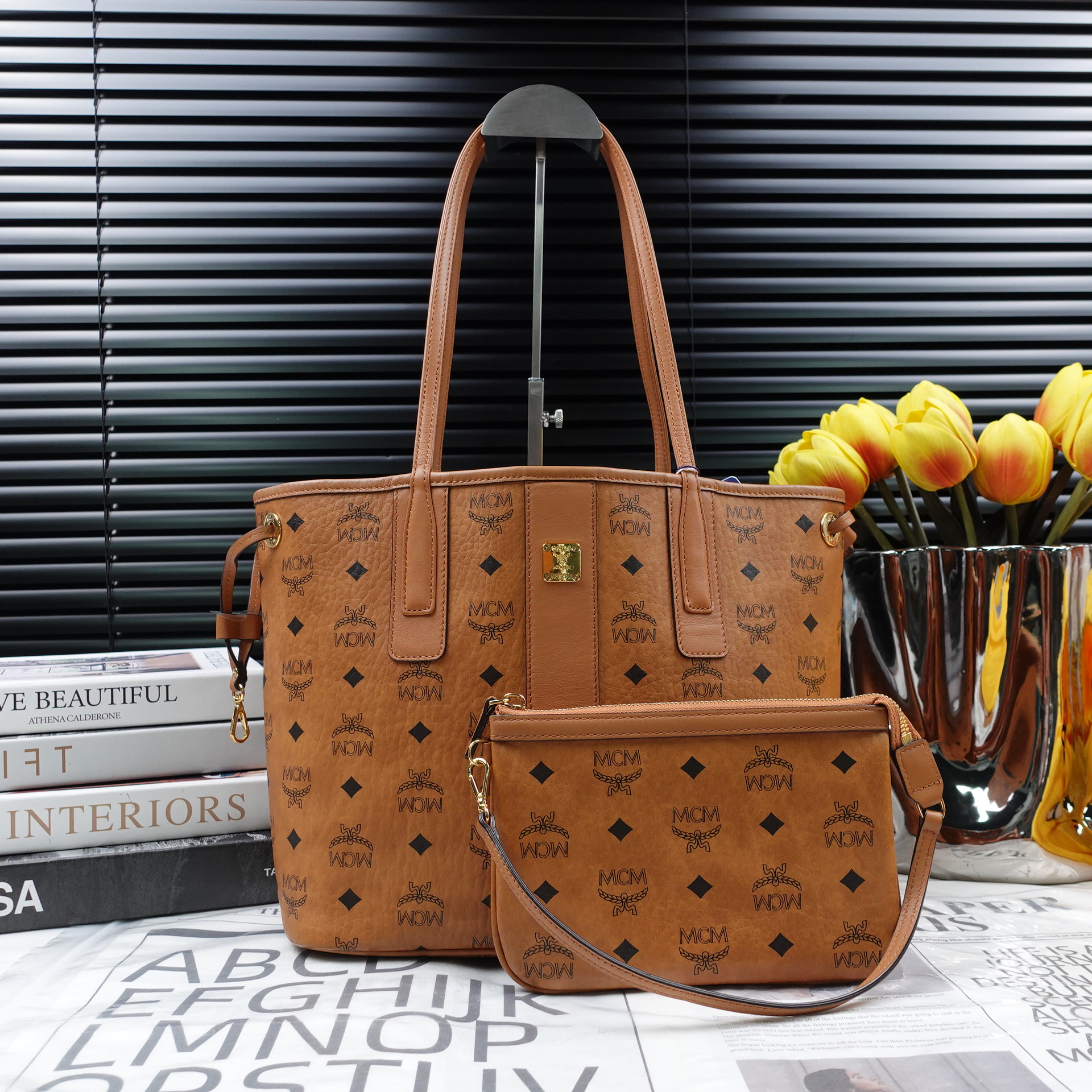 95新 MCM 单肩包/T10334838