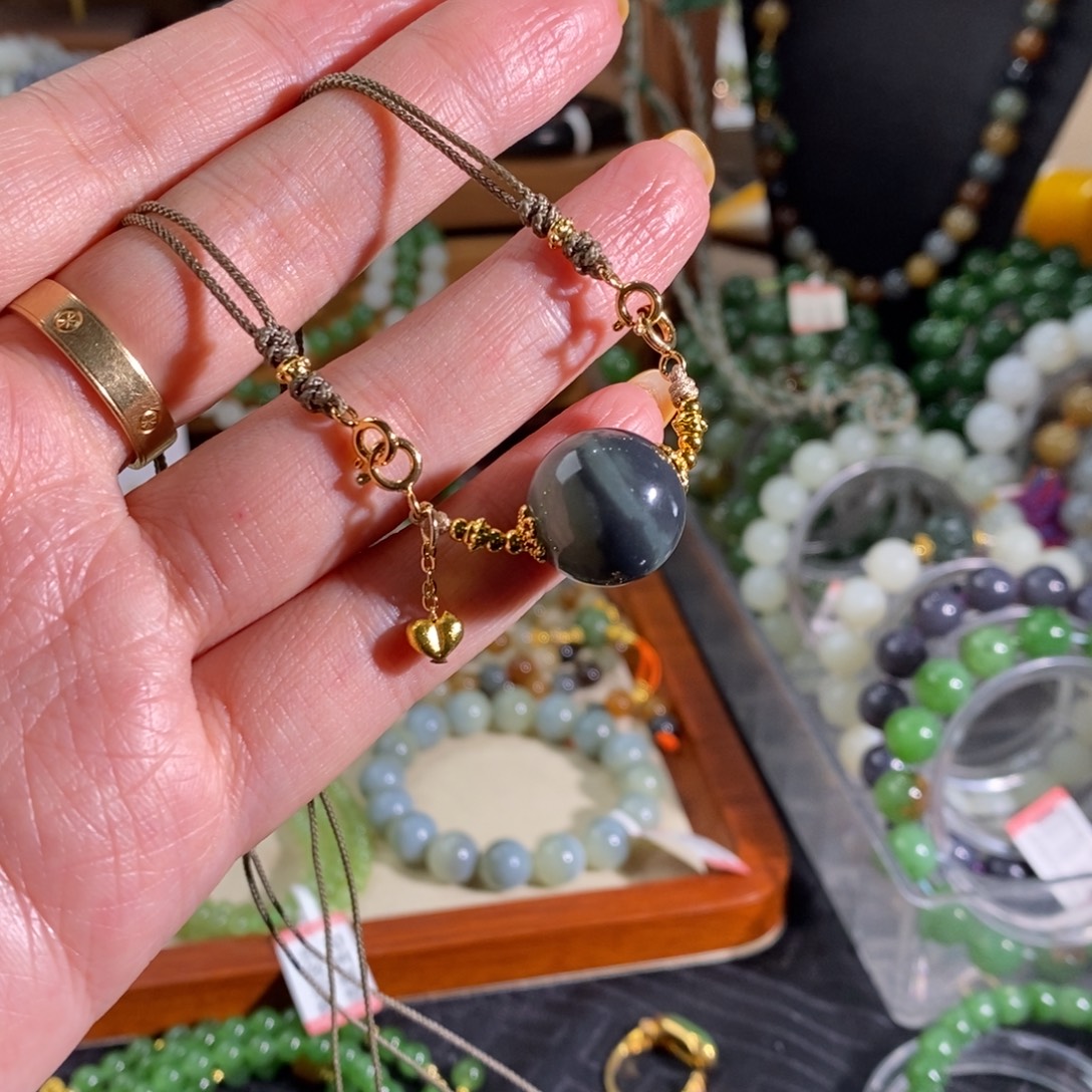 和田玉未镶嵌手链