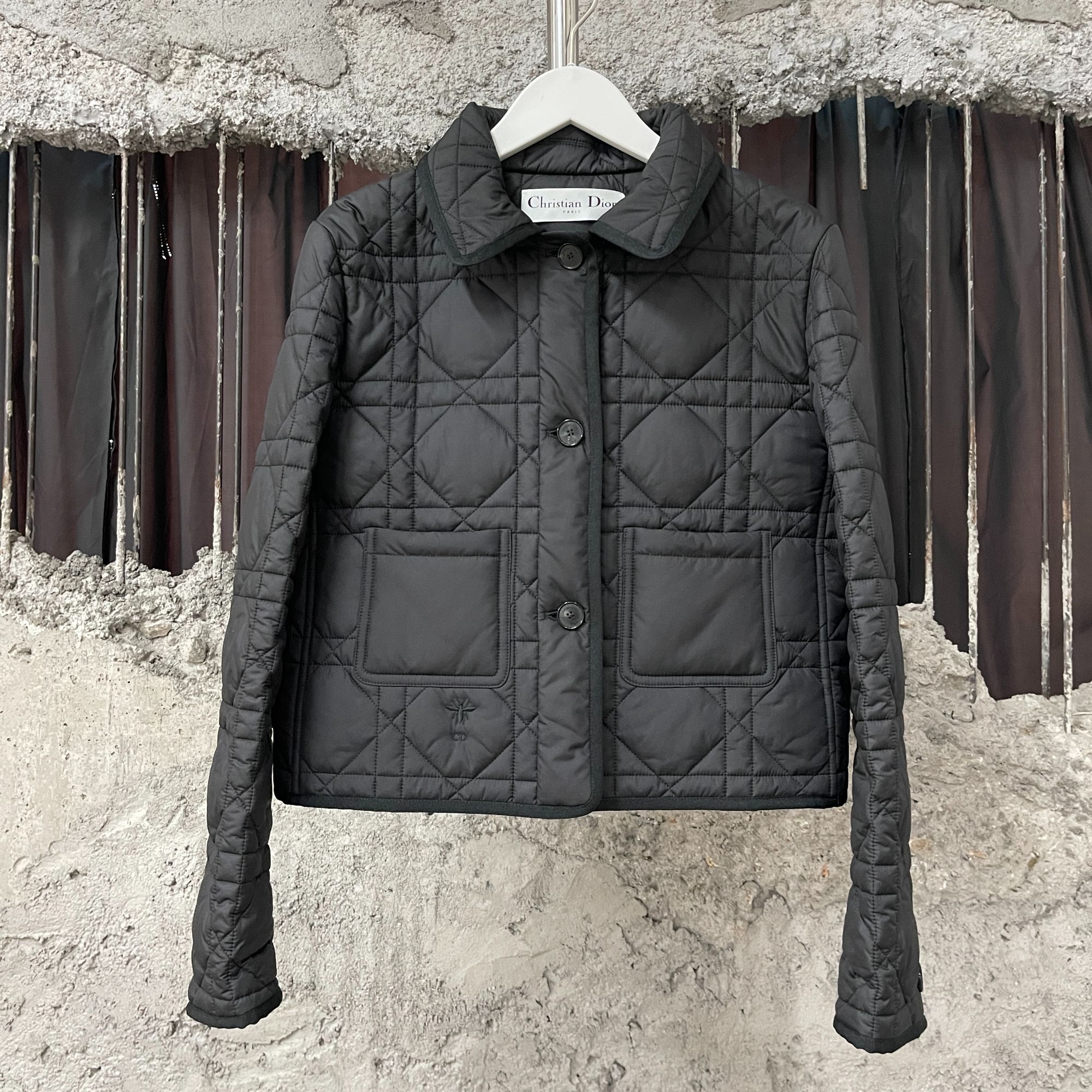 99新 DIOR/迪奥 菱格棉服/34码/99新 GJ2.3w