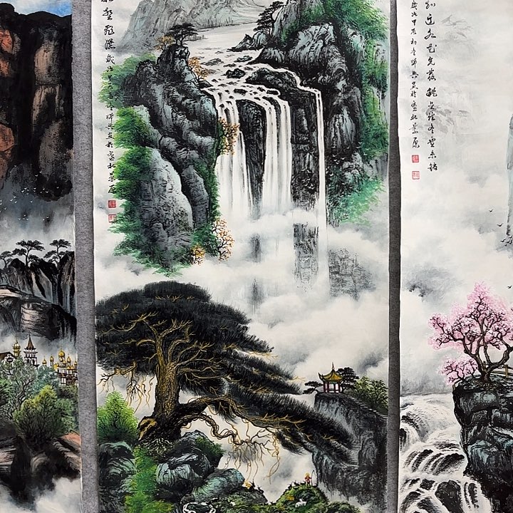 国画花鸟等多种形式为广大100.50