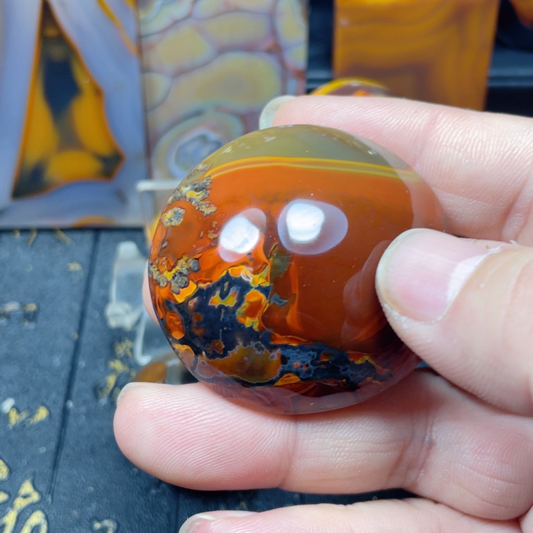 啊***对玛瑙/玉髓未镶嵌颈饰