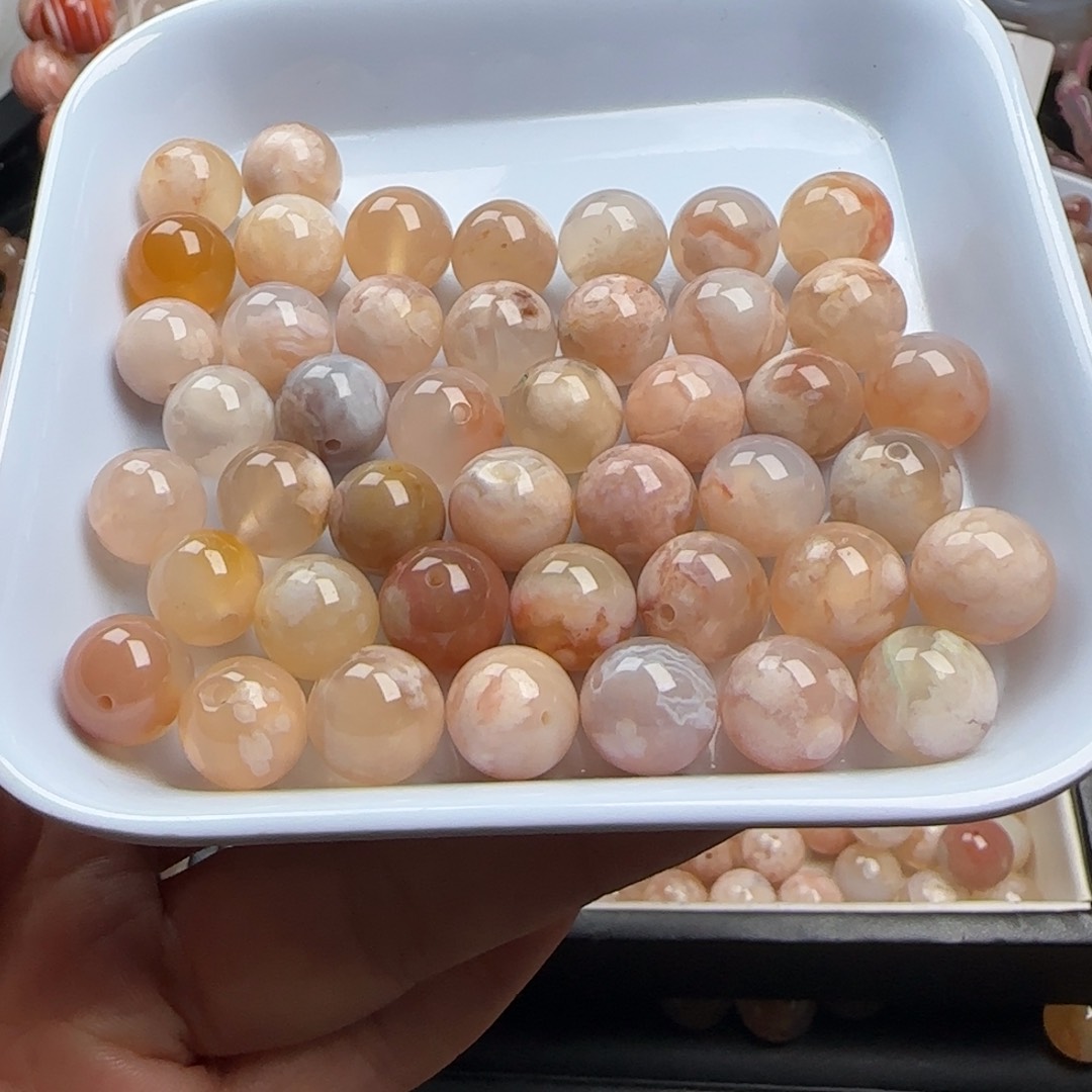 未镶嵌玛瑙/玉髓珠宝半成品